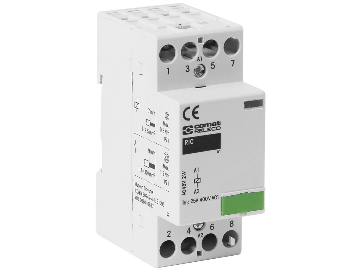 REG-Schütz ComatReleco RIC, 24VAC/DC 1W 25A AC-1