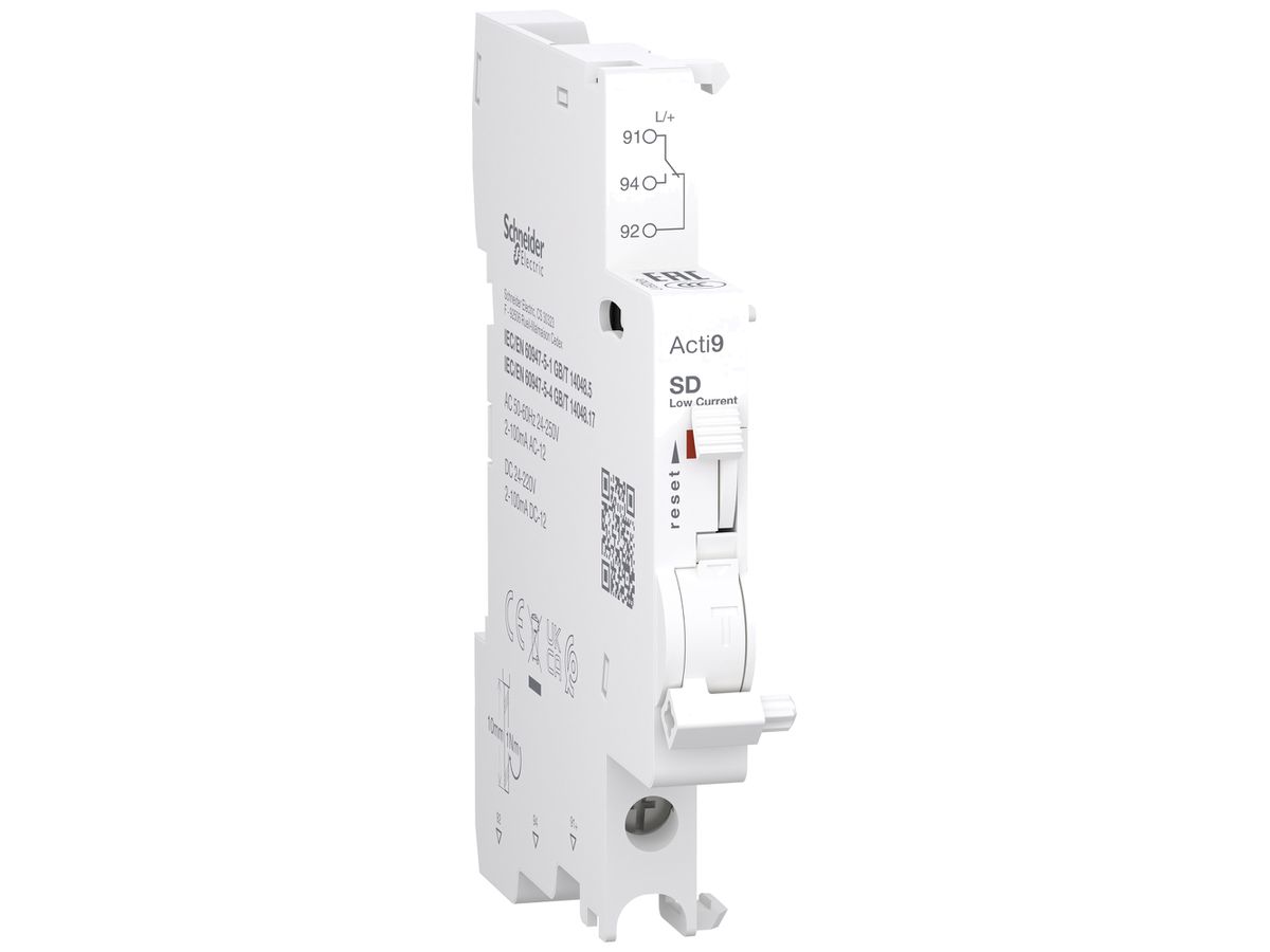 REG-Fernmeldeschalter SE Acti9 SD C60/C120 1W 100mA 250VAC/220VDC