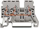 Durchgangsklemme WAGO 4mm² 3L grau