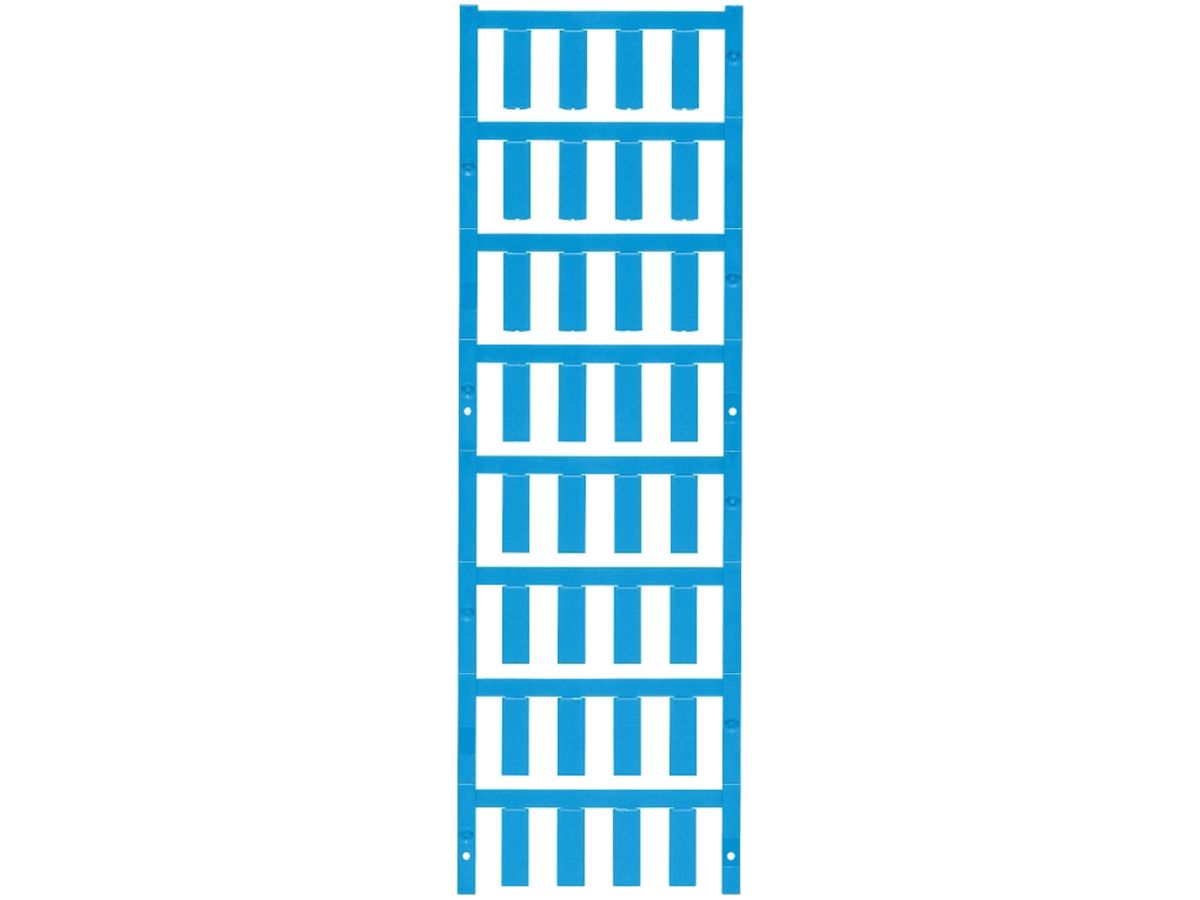 Leitermarkierer Weidmüller MultiCard SF für Ø4.1…4.9mm 21×7.4mm PA66 blau