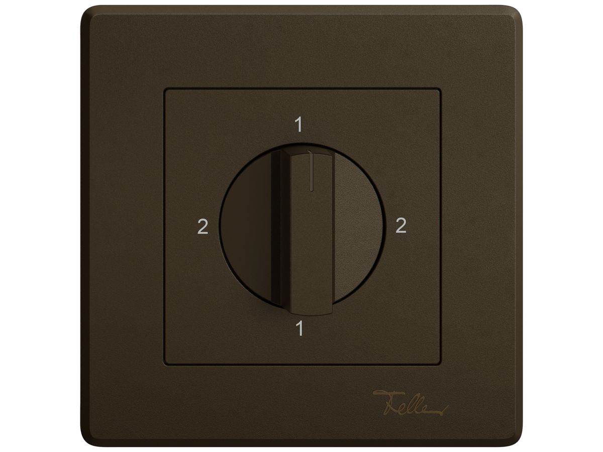 UP-Montageset EDIZIO.liv SNAPFIX® f.Drehschalter m.Griff 2-1-2-1 br