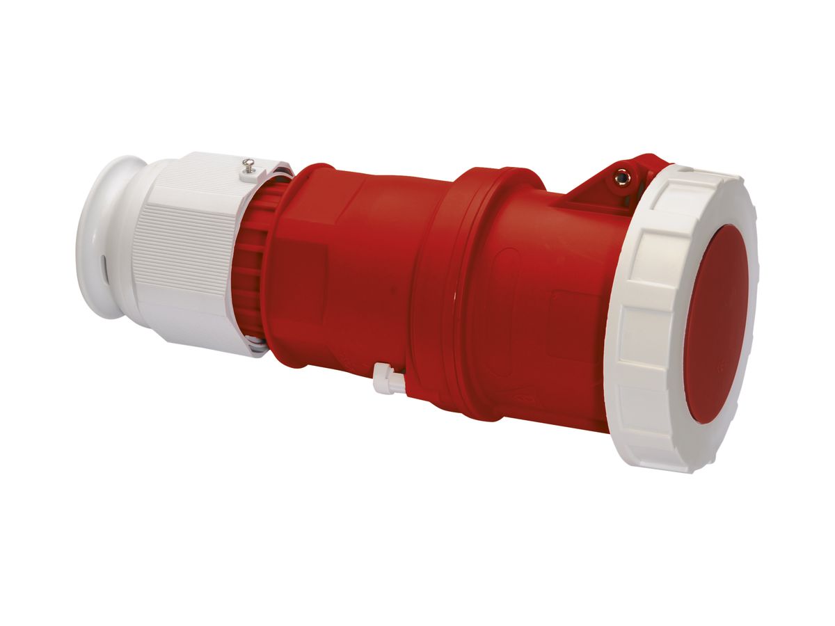 Kupplung CEE Bals 4P 125A 400V 6h rot IP67 vernickelt SK, TE-Plus