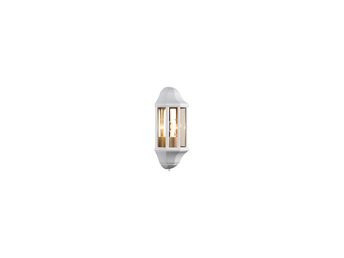 LED-Wandleuchte SG Sorrento E27 1×46W IP44 DIM 355×156mm weiss