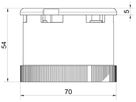 Sirenenelement WERMA,8 Töne, Modular, 24VAC/DC, grau