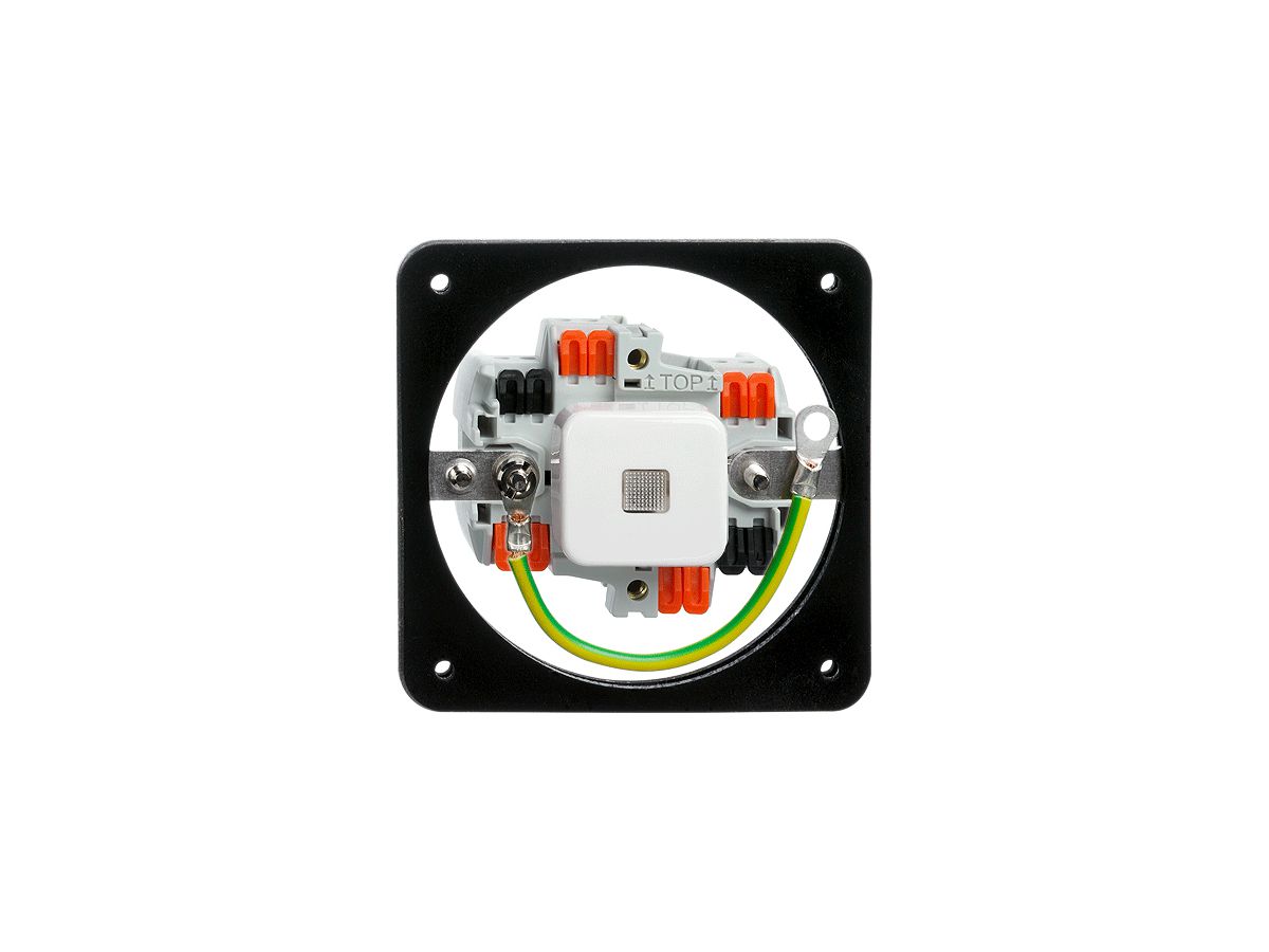 Druckschalter S3/2 FH LED rot