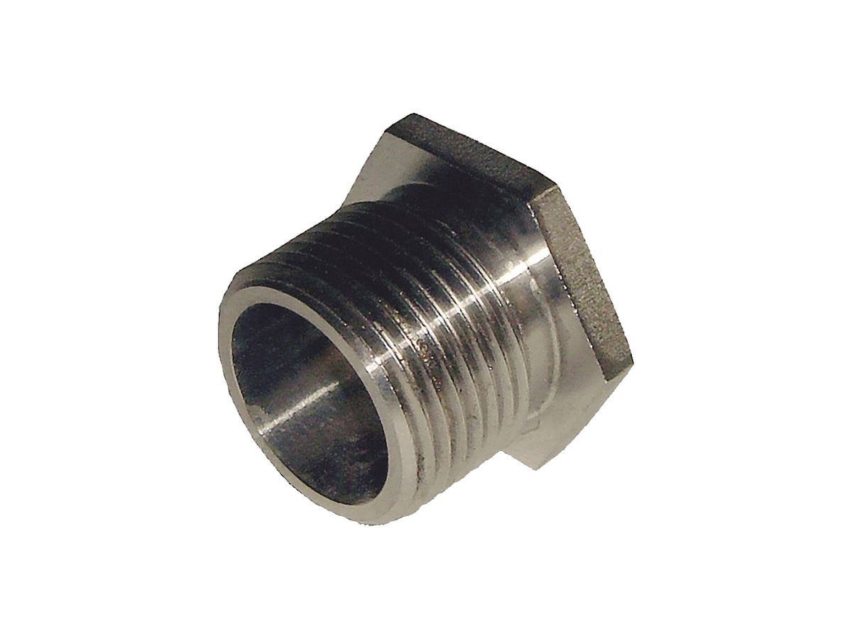 Reduktion 6-kant M32/M25 Stahl rostfrei