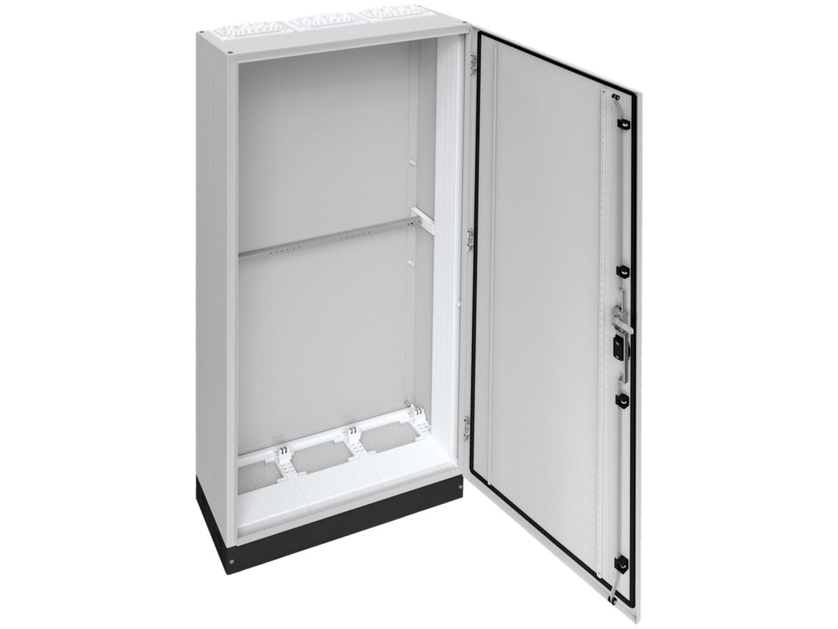 Schrank Hager univers Schutzklasse I 1700×800×275mm mit Sockel 100mm IP55