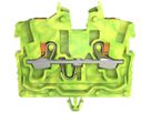 Durchgangsklemme WAGO TOPJOB-S 2250 1mm² 2L mit Rastfuss grün/gelb