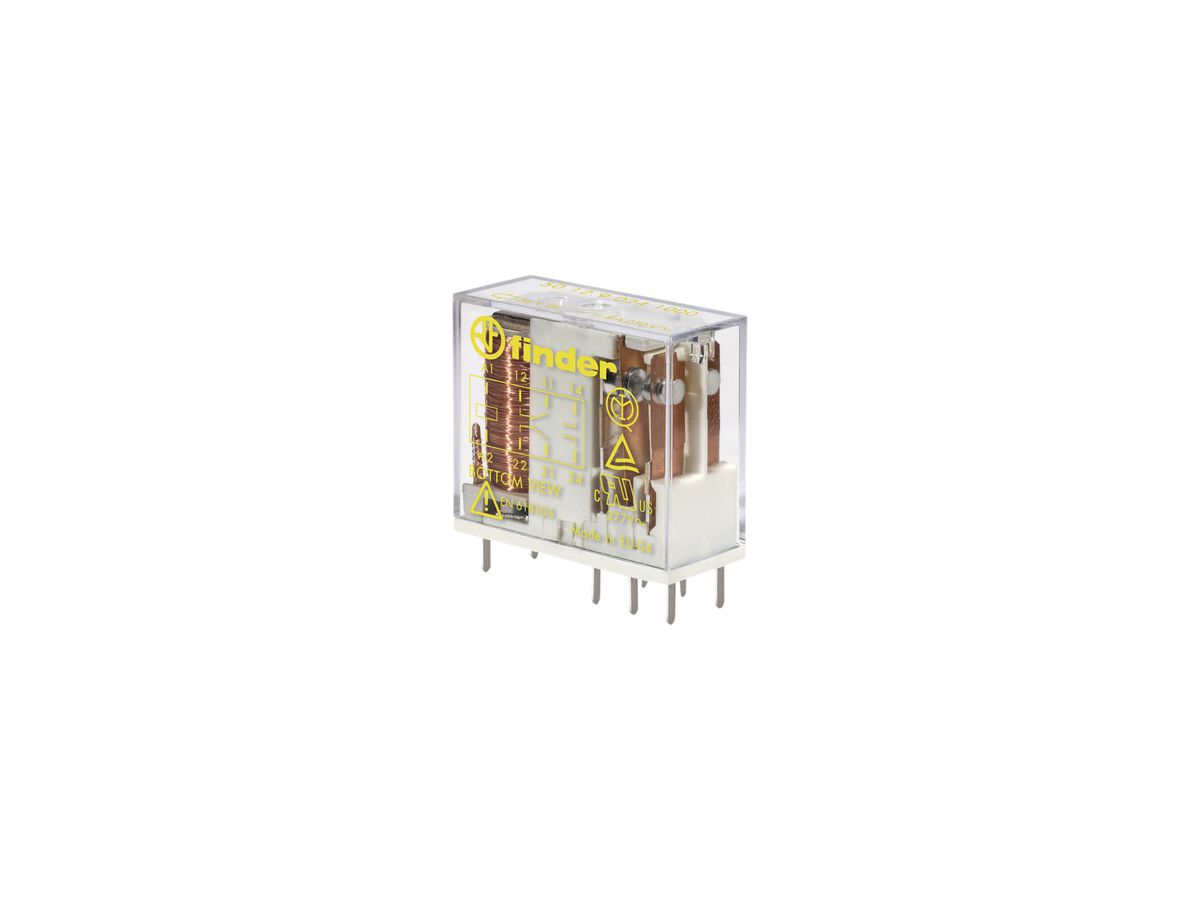 Schaltrelais Finder 50, 2W 8A/60VDC AgNi 1150Ω 5mm RT II