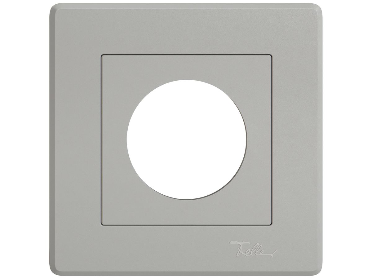 UP-Abdeckset EDIZIO.liv SNAPFIX® Thermostat 96×96×7mm hellgrau IP20