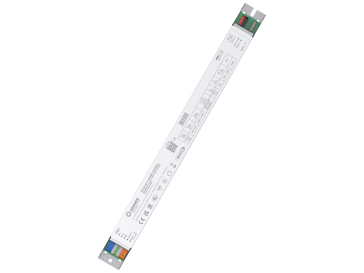 LED-Betriebsgerät LEDVANCE 150W OUT:40…220V 300…1100mA DALI 360×30×21mm