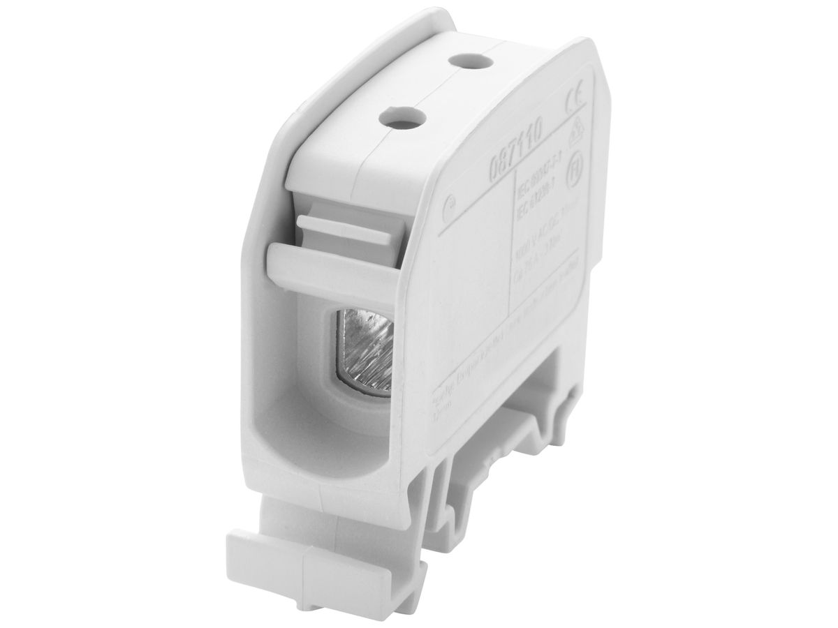 Verteilerblock Bals RKA 16 1P 76A 1×Eingang 1×Ausgang 1…16mm² grau