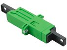 LWL-Kupplung ROLINE Singlemode E2000/E2000-compact APC Flansch grün