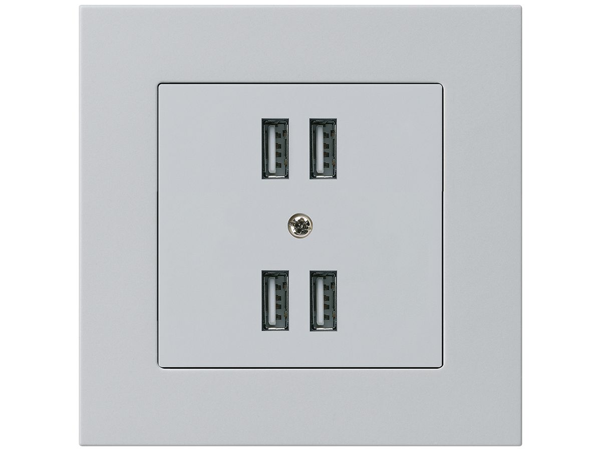UP-Steckdose 4×USB kallysto.pro 2400mA hellgrau