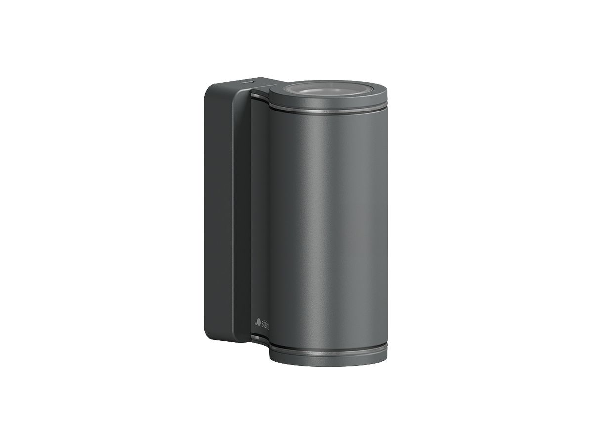 LED-Wandleuchte Steinel L 940 GU10 2×14.5W 1240lm 3000K IP44 Ø70×160 anthrazit