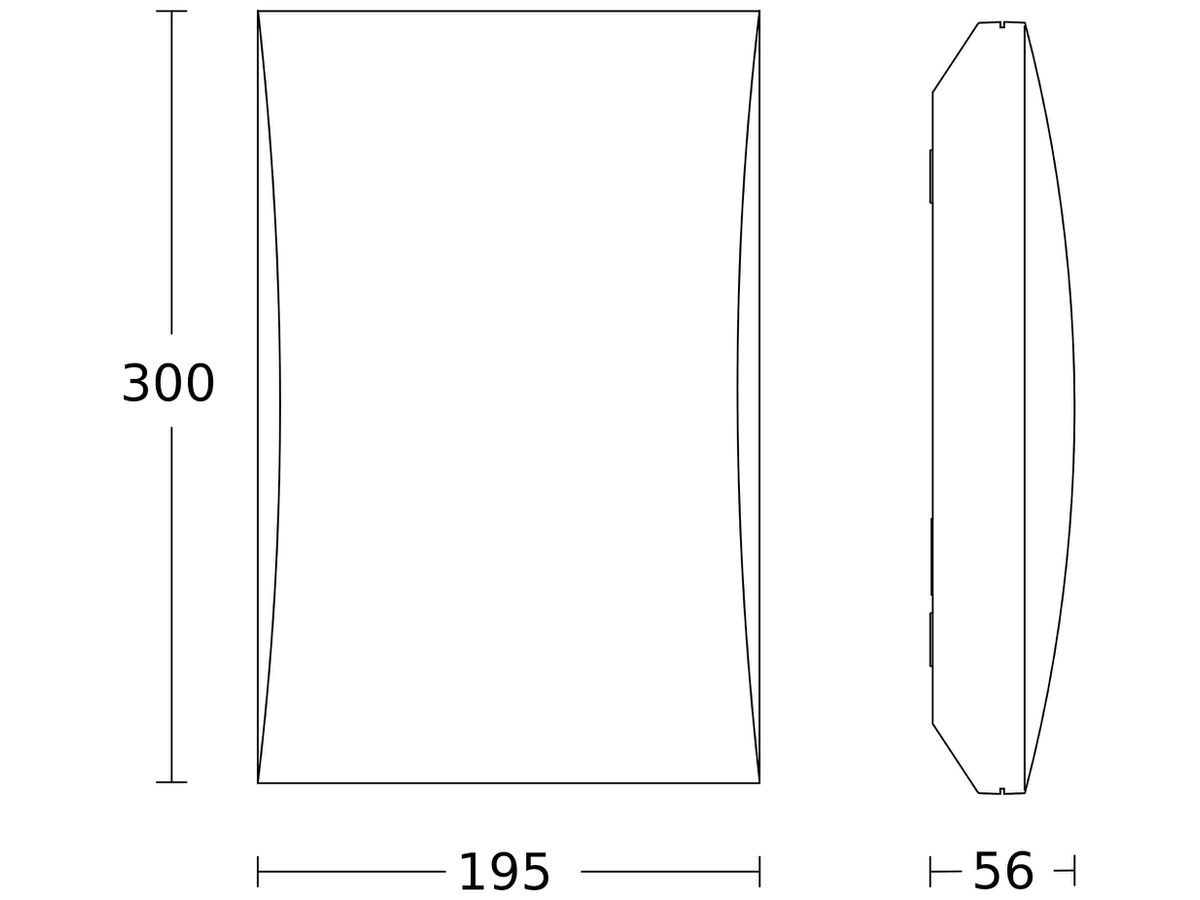 LED-Wandleuchte Steinel LN 1, Dämmerungsschalter, 4.5W 350lm 3000K IP54