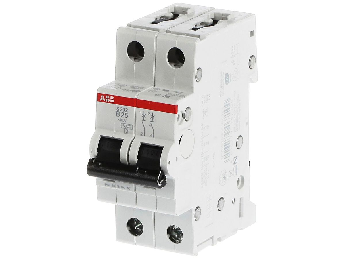 Leitungsschutzschalter ABB S202-B25 25A B 6kA