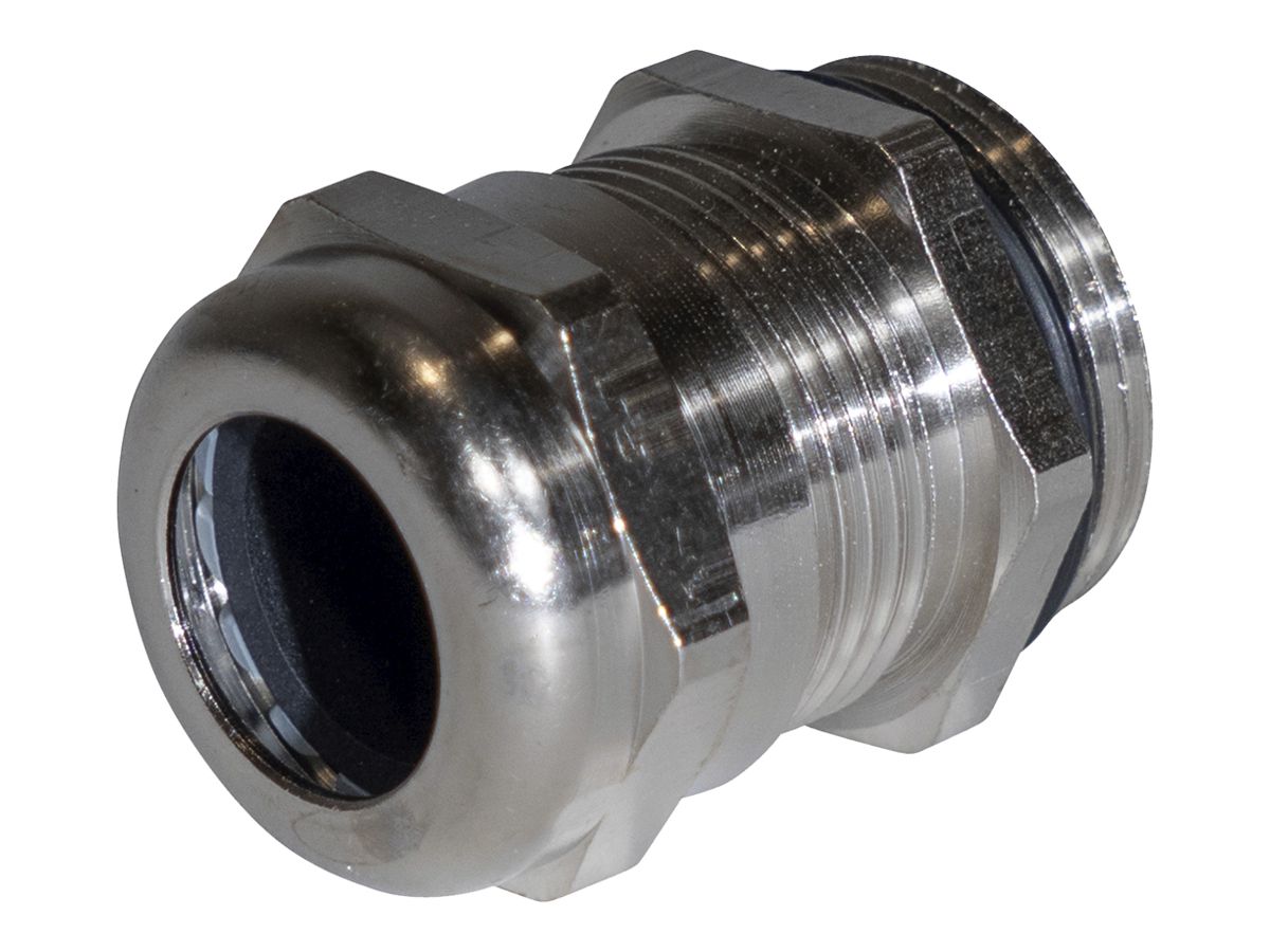 Kabelverschraubung PLICA-TEC, M16 für Kabel Ø4…9.5mm 5mm Messing vernickelt IP68