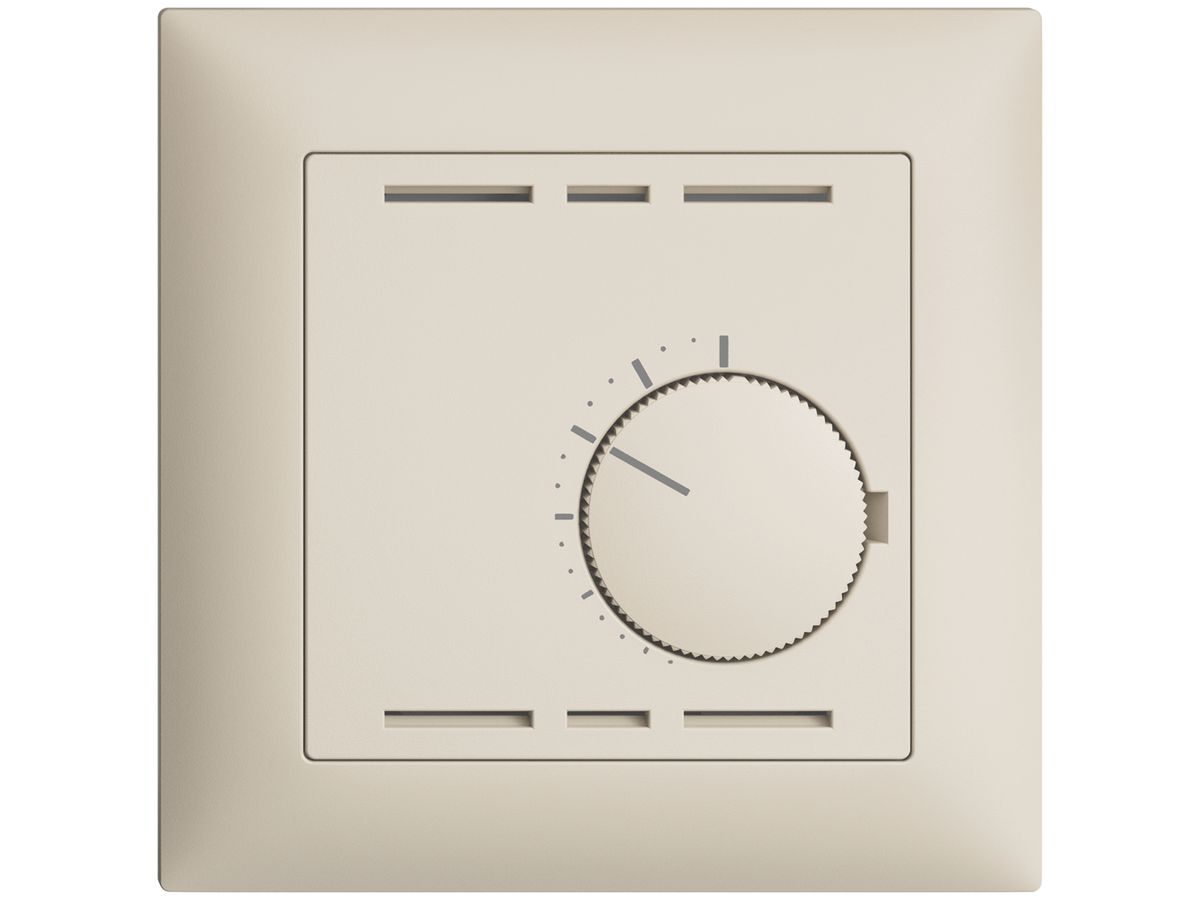 UP-Raumthermostat EDIZIOdue crema, ohne Schalter