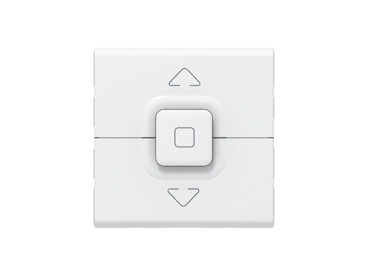 EB-Storenschalter MOS 500W weiss 2 Module AUF/STOP/AB