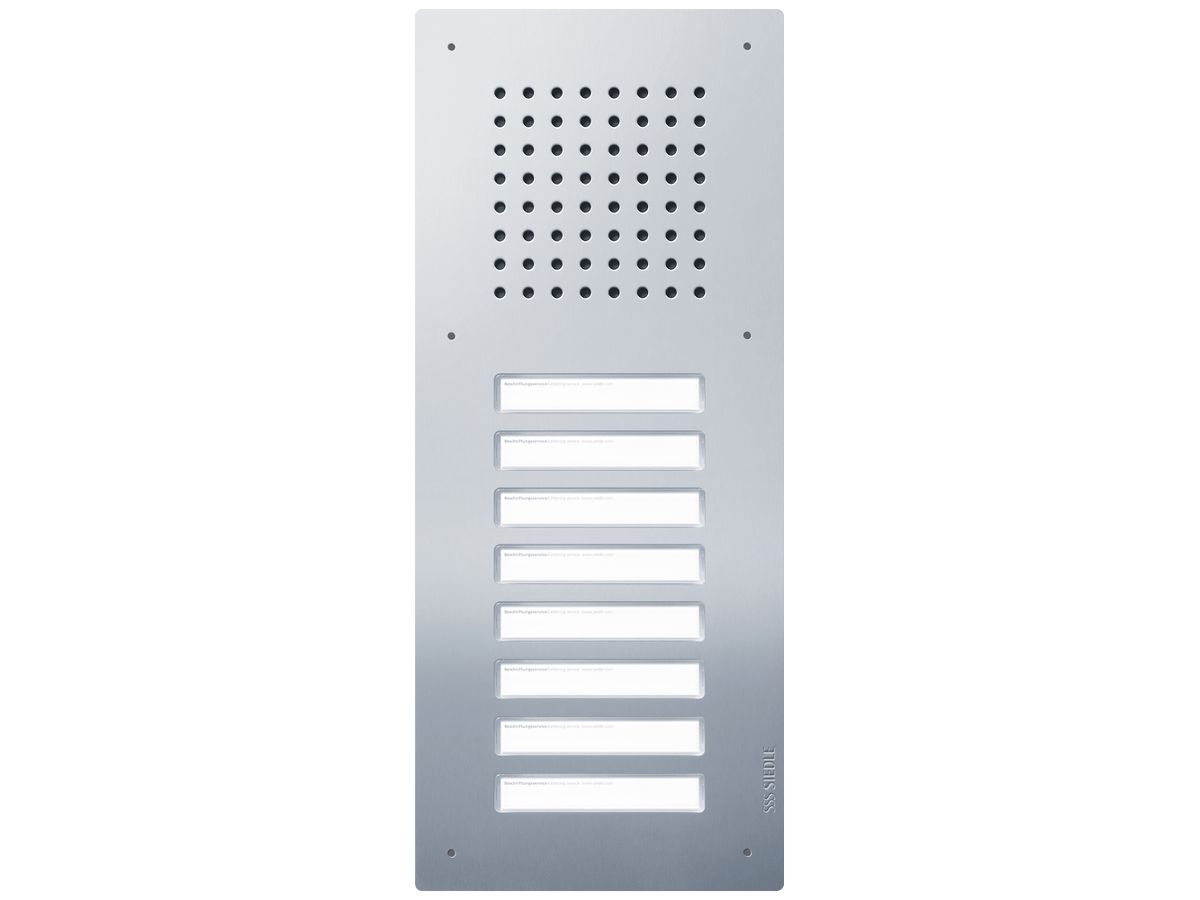 Aussenstation Audio Siedle Classic Bus-System 8 12VAC 408×171×65mm IP54