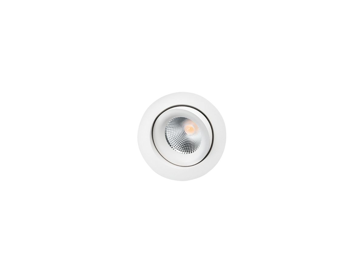 LED-Downlight SG Junistar Lux IsoSafe 8W 580lm 927 IP20/IP44 42° DIM Ø94mm ws