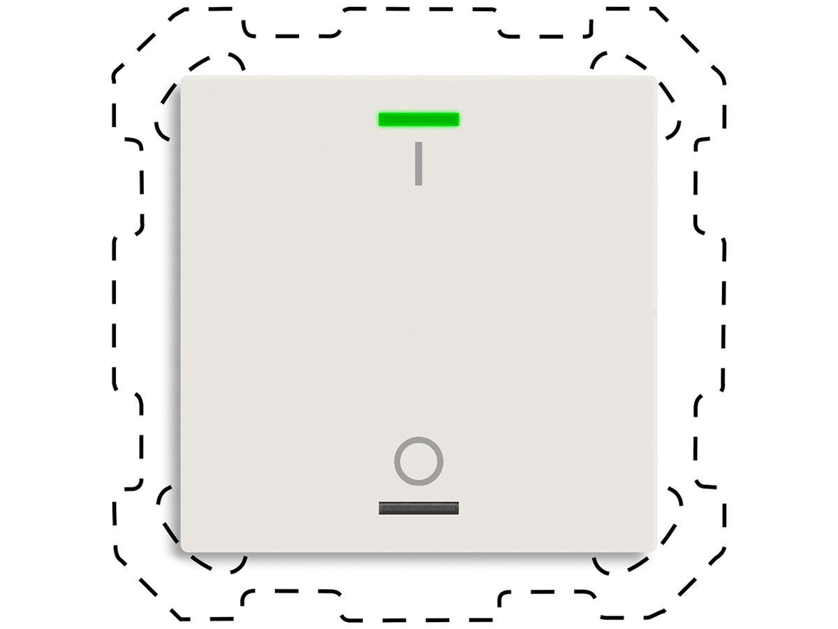EB-Taster KNX RGBW MDT BE-TAL60T111.B1 1T/2B Temp.weiss matt "I/O"