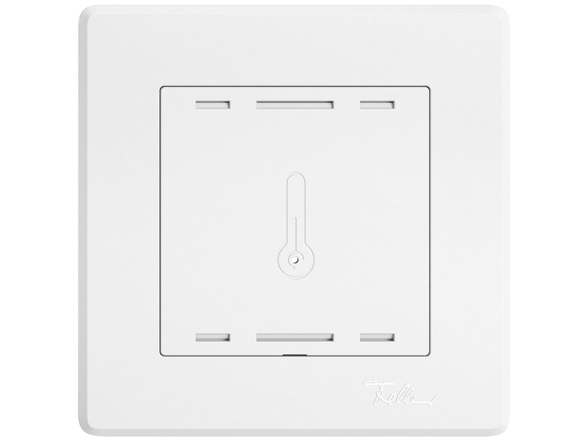UP-Abdeckset EDIZIO.liv Wiser SNAPFIX® für Raumtemperatursensor 96×96mm ws