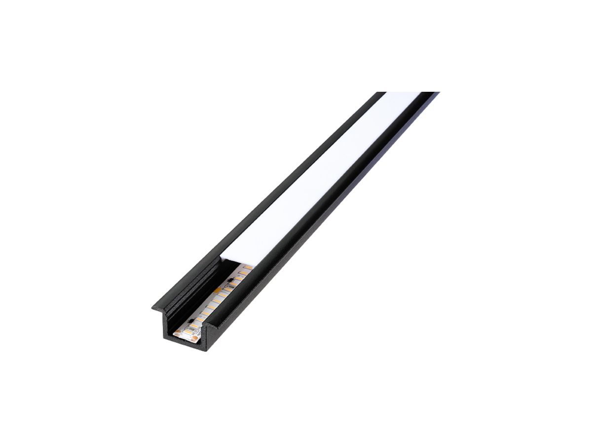 EB-Profil SG StripLine 1800×33×16mm Aluminium schwarz