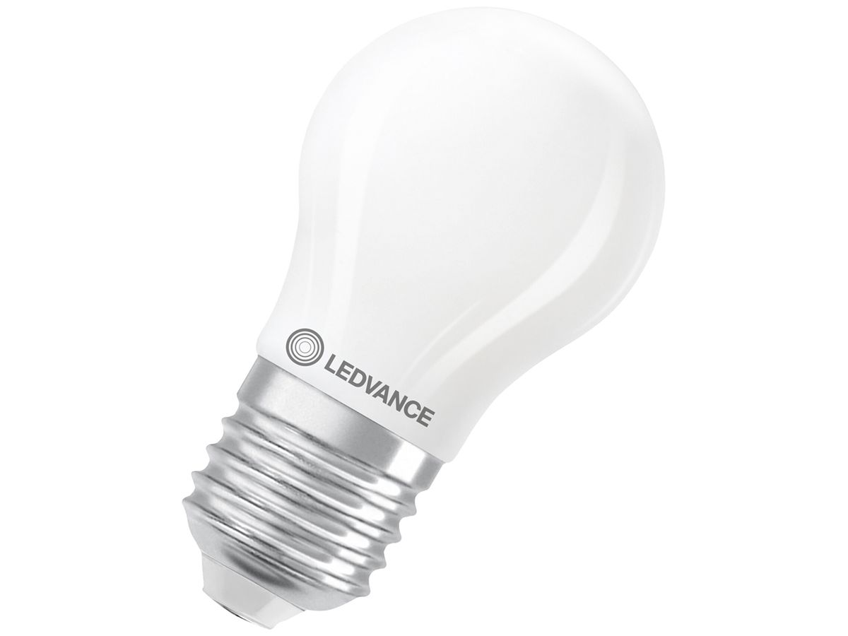 LED-Lampe LEDVANCE CLASSIC P E27 3.4W 470lm 827 DIM mattiert Ø45×80mm