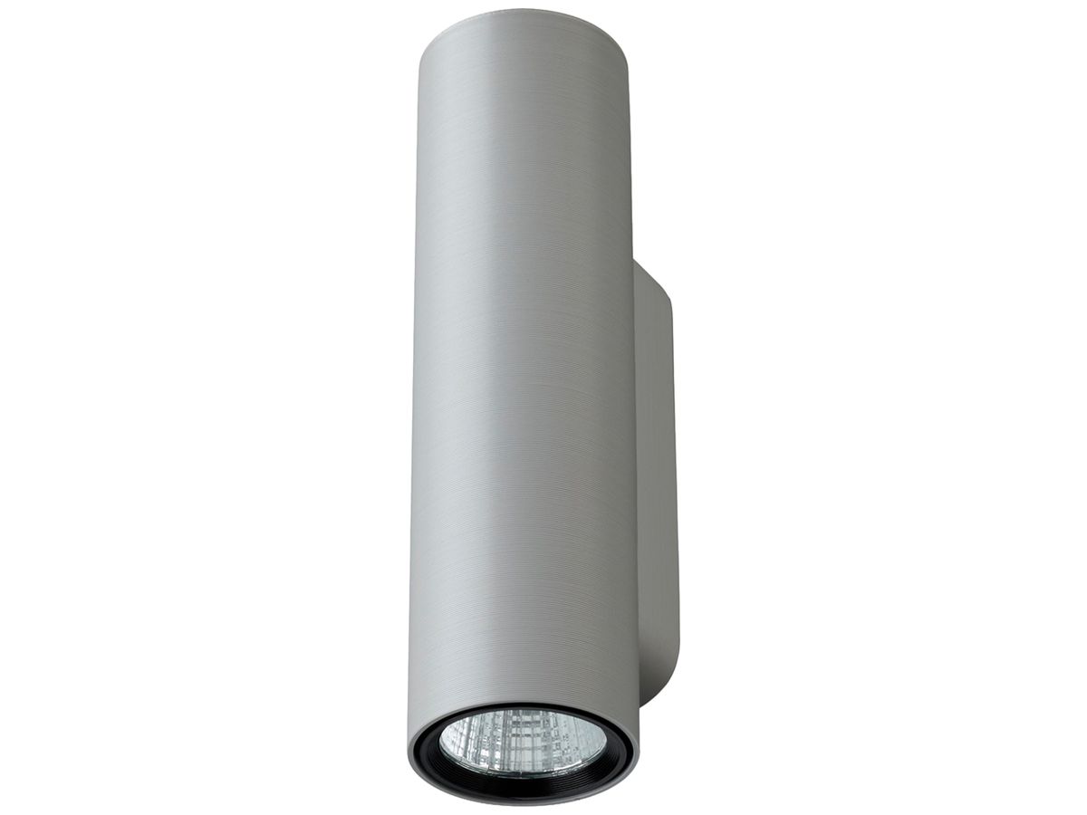 LED-Wandleuchte Philips GreenSpace 10.3W 1300lm 3000K DIM Ø65×230 grau