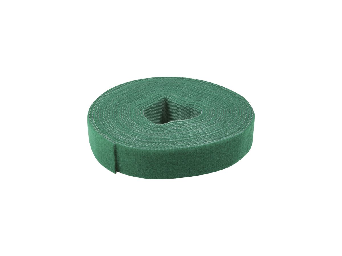 Klettband VALUE doppelseitig 10mm×25m grün