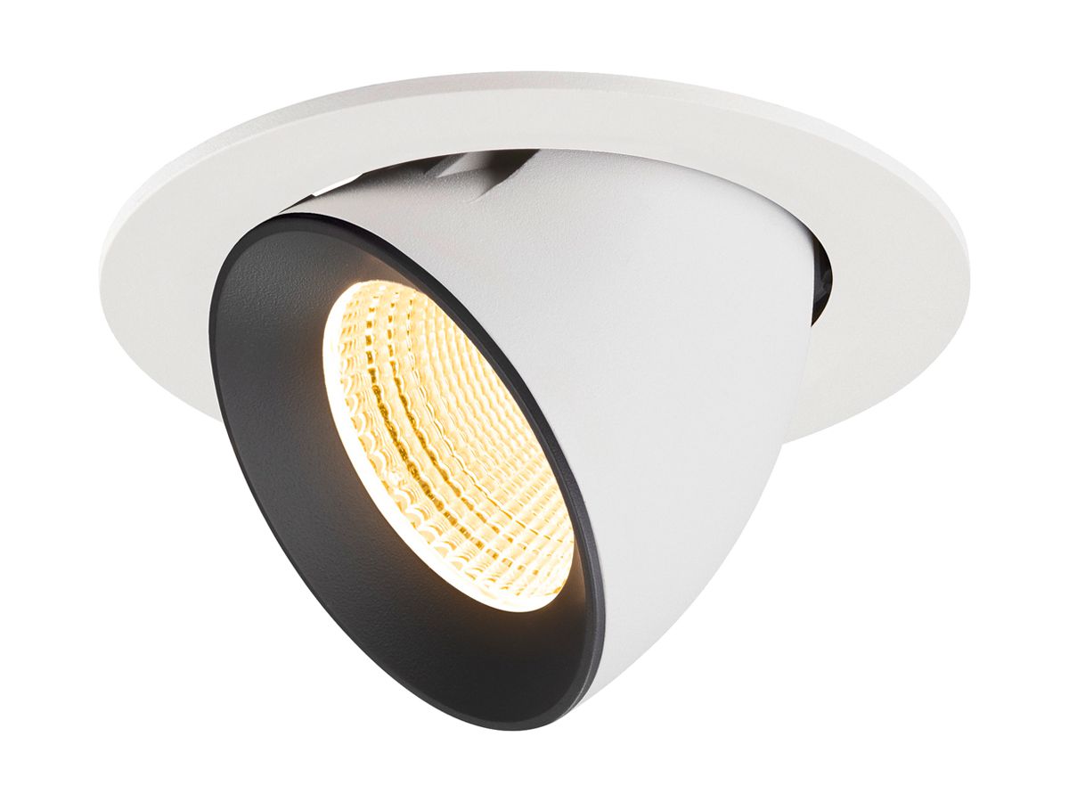 LED-Downlight SLV NUMINOS GIMBLE L 17W 2500lm 3000K WB DALI Ø145 ws/sz