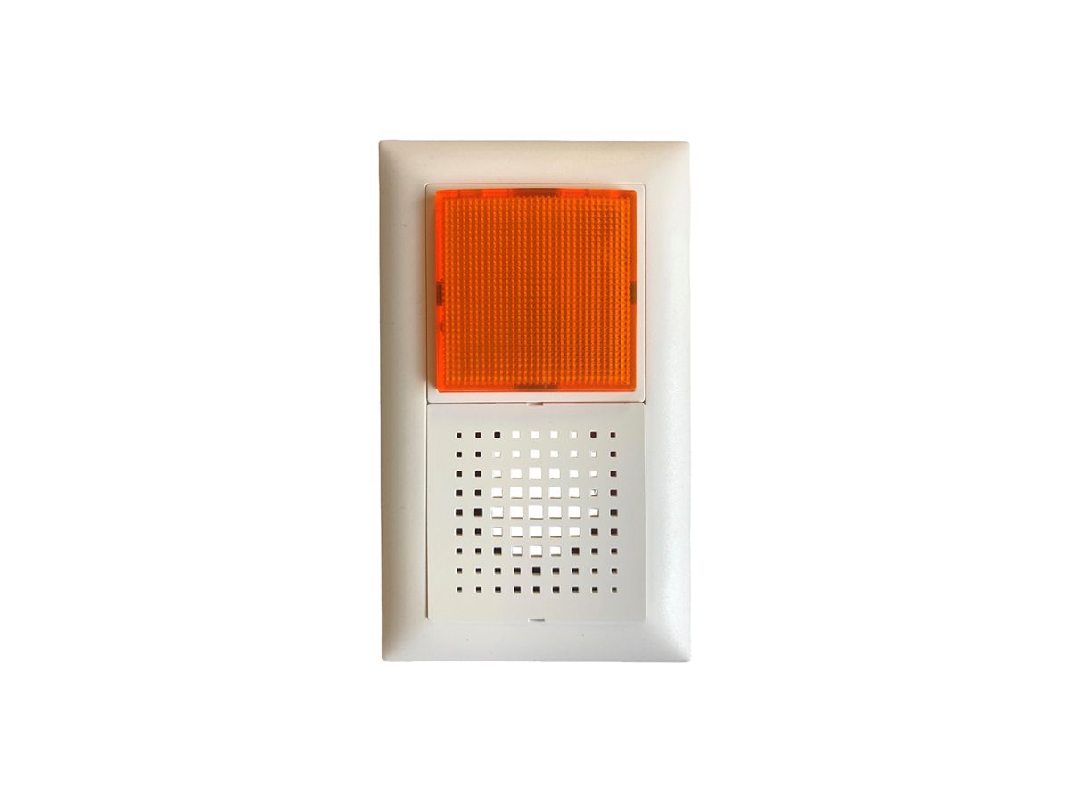UP-Blitzleuchte Hugentobler 316U 230V AC IP21 Xe 5J gelb Sirene pulsierend