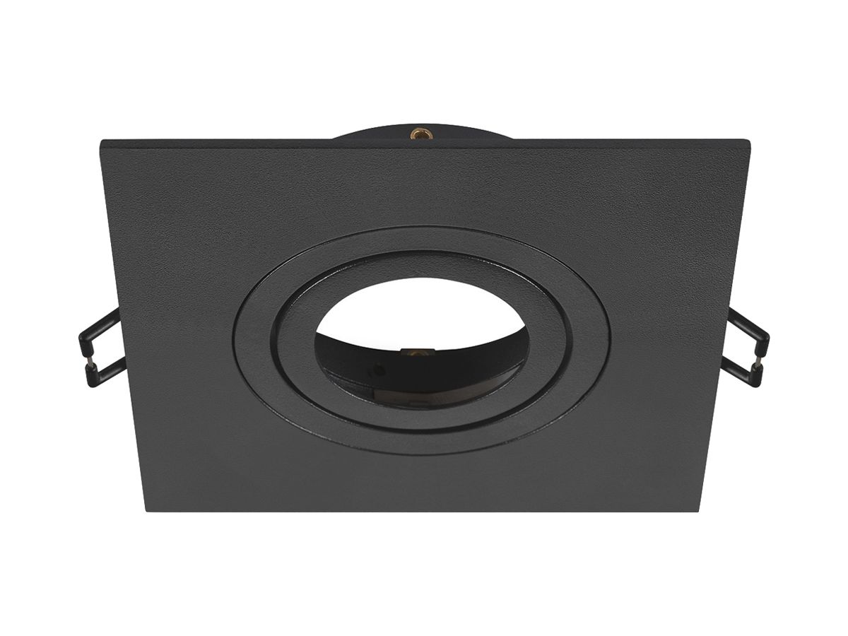 Einbaurahmen SLV NEW TRIA 75 Aluminium 110×110×26mm schwarz