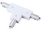 T-Verbinder SLV für 1-Phasen Stromschiene, Erde links weiss