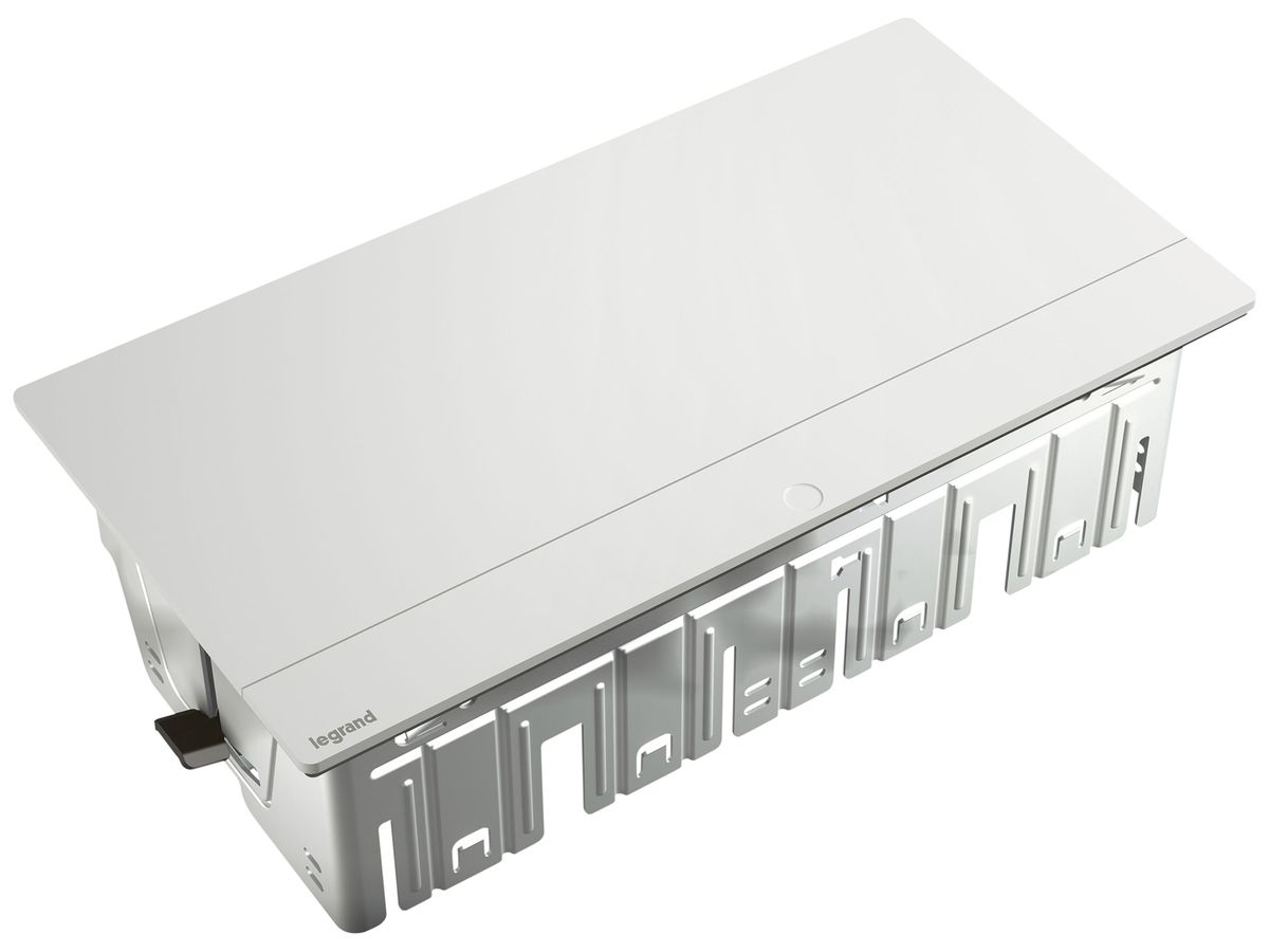 Tischsteckdose POP-UP für 8 Module Mosaic weiss