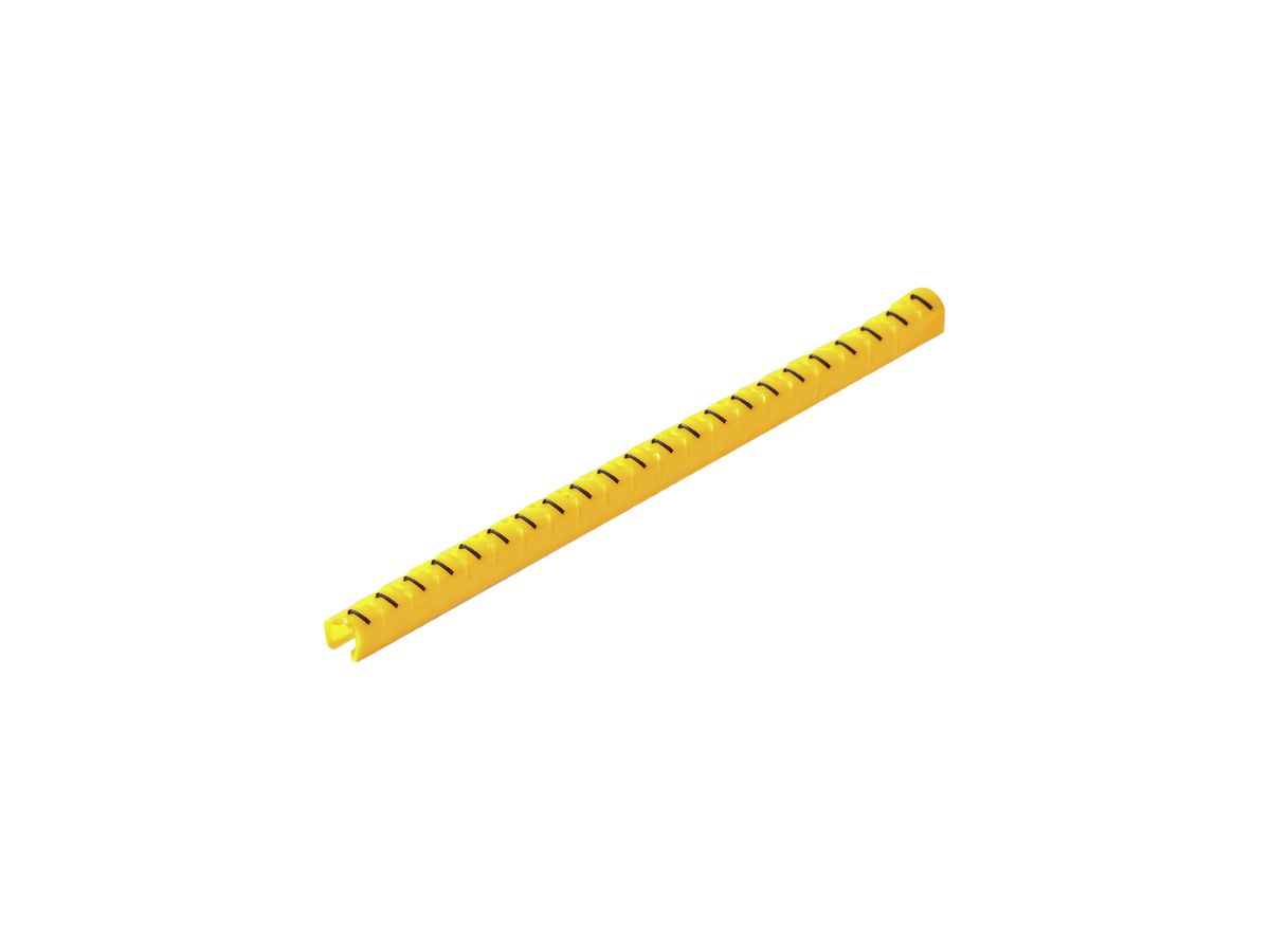 Leitermarkierer Weidmüller CLI C MP für Ø2…3mm 3×4mm Aufdruck: 4, gelb