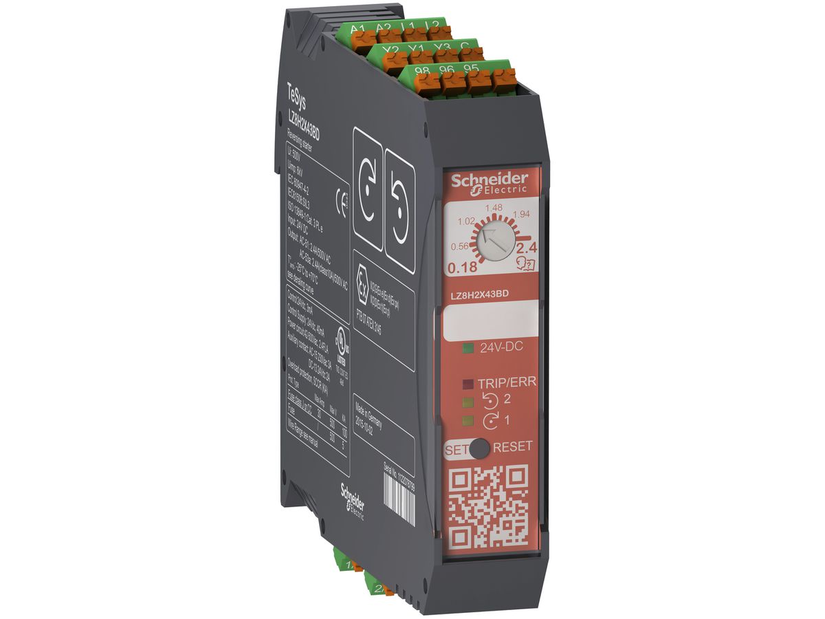 Wendestarter STO Schneider Electric 3kW 24VDC, Push in
