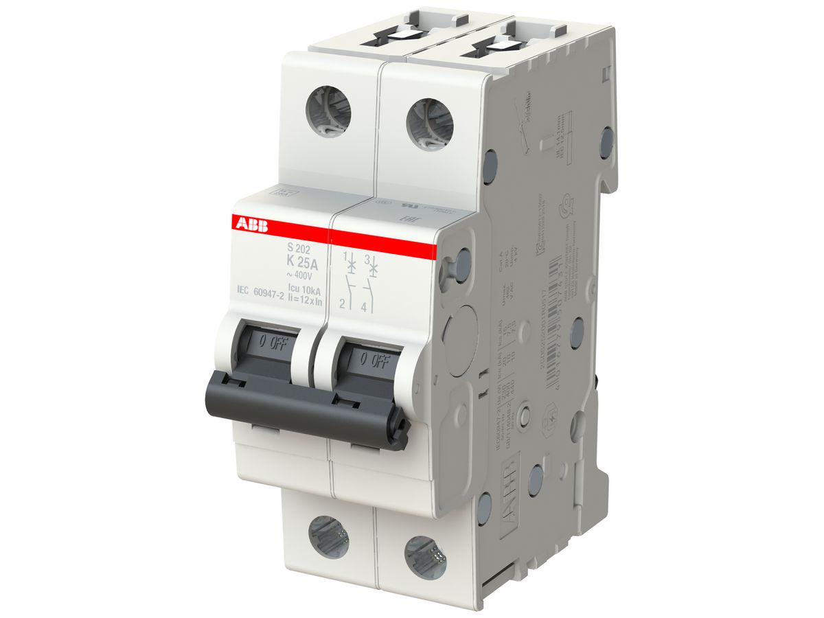Leitungsschutzschalter ABB S202-K25 25A 6kA