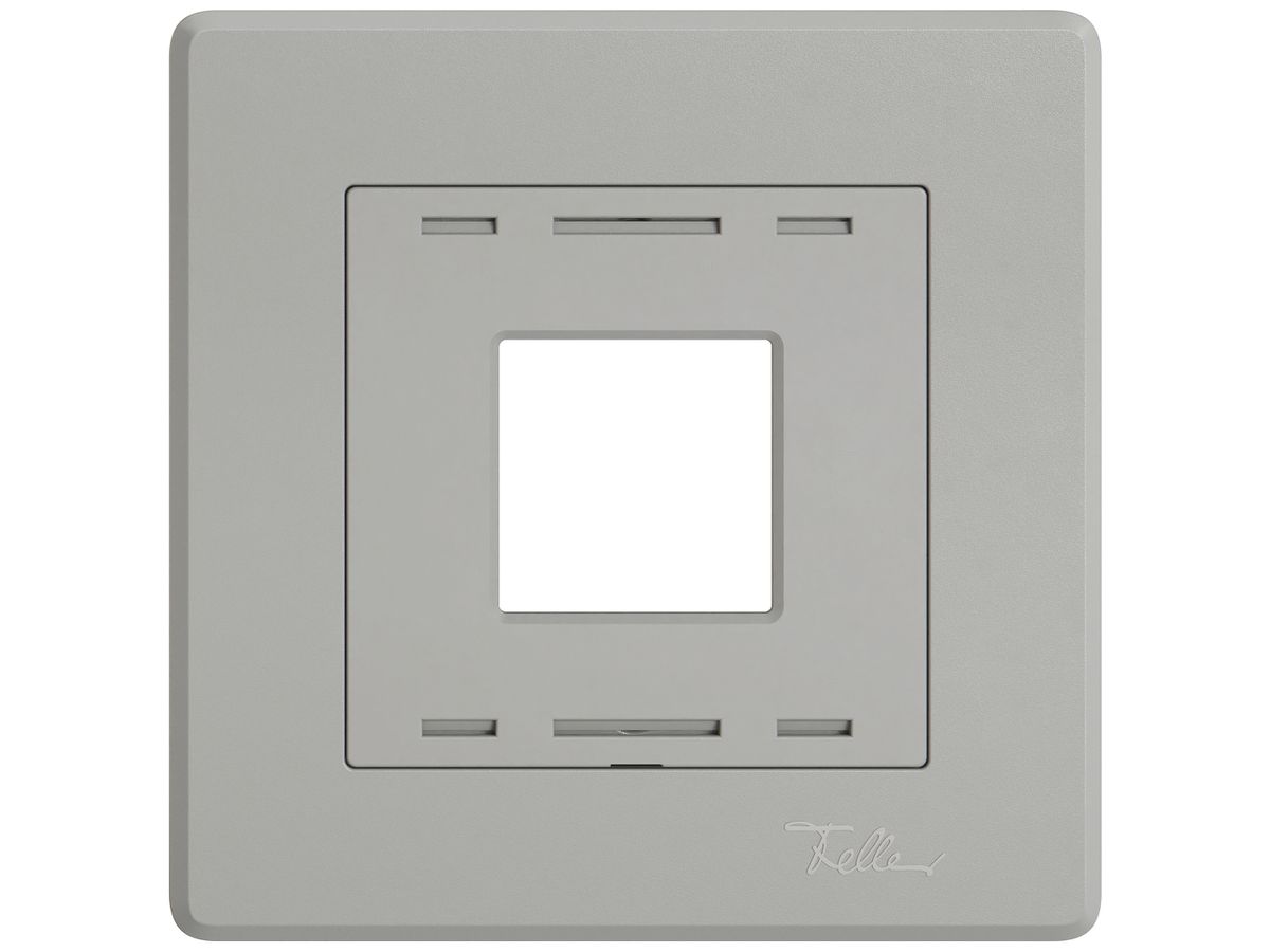 UP-Abdeckset EDIZIO.liv Wiser SNAPFIX® Thermostat hellgrau