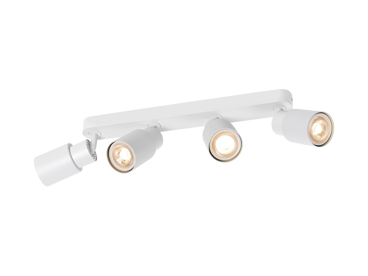 Spot SLV PURI 2.0 Tube CW GU10 4×6W DIM 365×42×138mm weiss