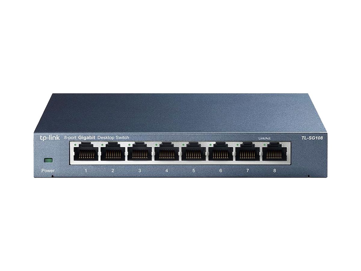 Switch TP-Link TL-SG108 8×RJ45 GbE