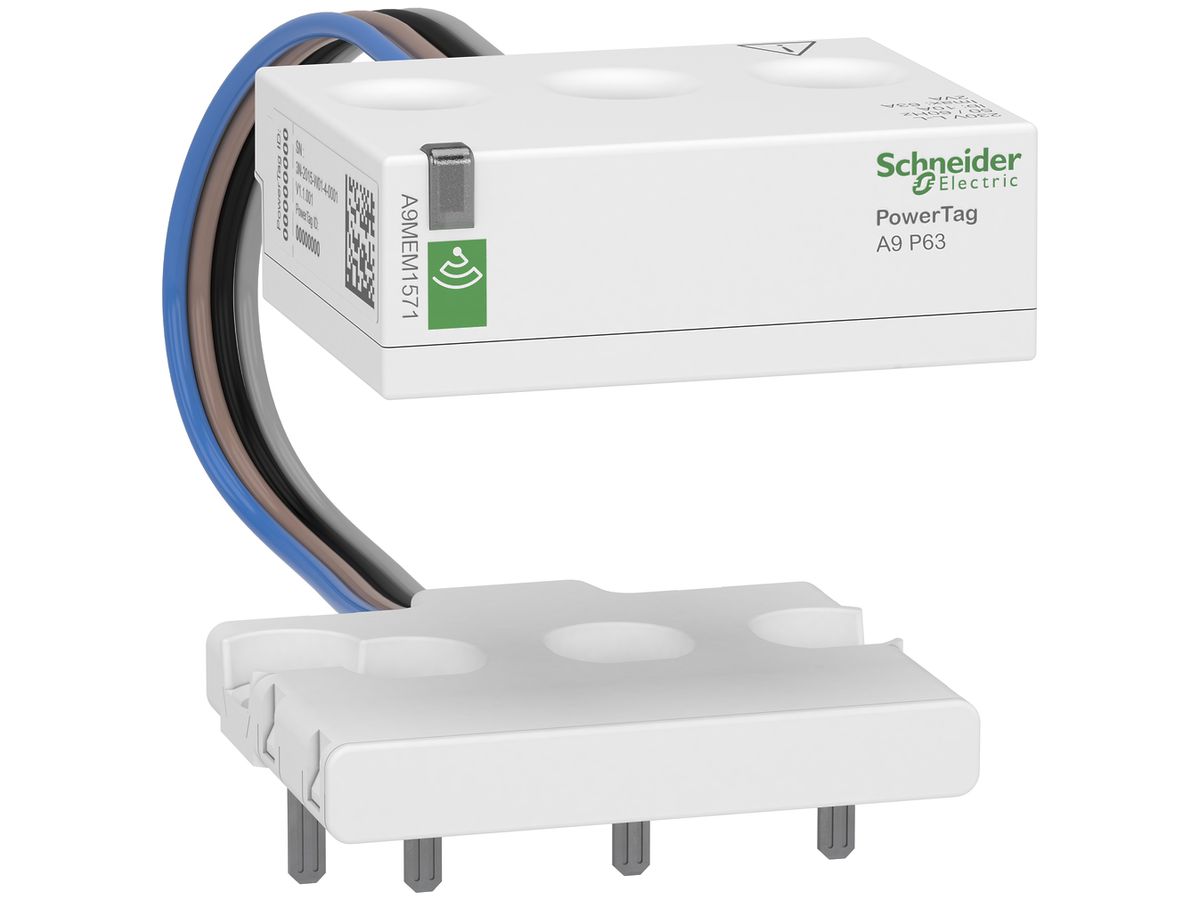 Stromsensor Acti9 PowerTag P63, 3LN, für Montage oben auf MCCB Acti9/Multi9