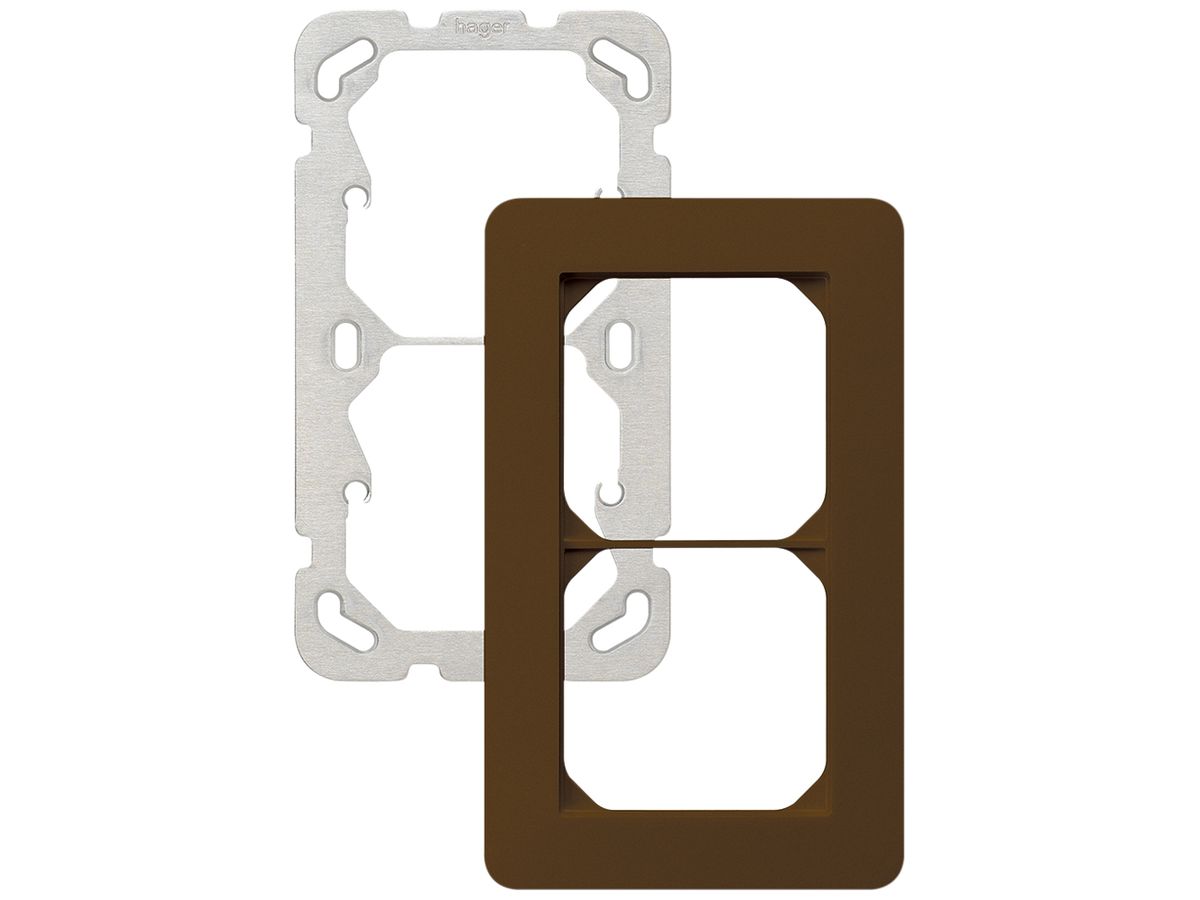 UP-Kopfzeile kallysto.trend 2×1 braun vertikal