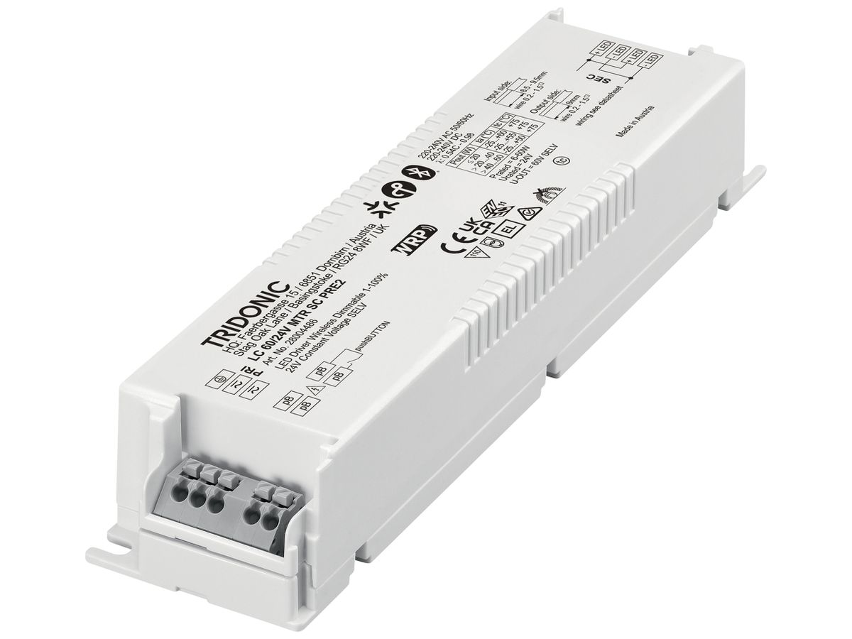 LED-Betriebsgerät Tridonic Matter 6…60W 24V 250…2500mA DIM