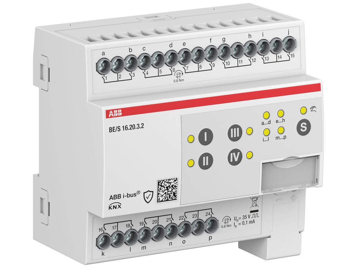 REG-Binäreingang KNX ABB BE/S16.20.3.2 16-Kanal Kontaktabfrage