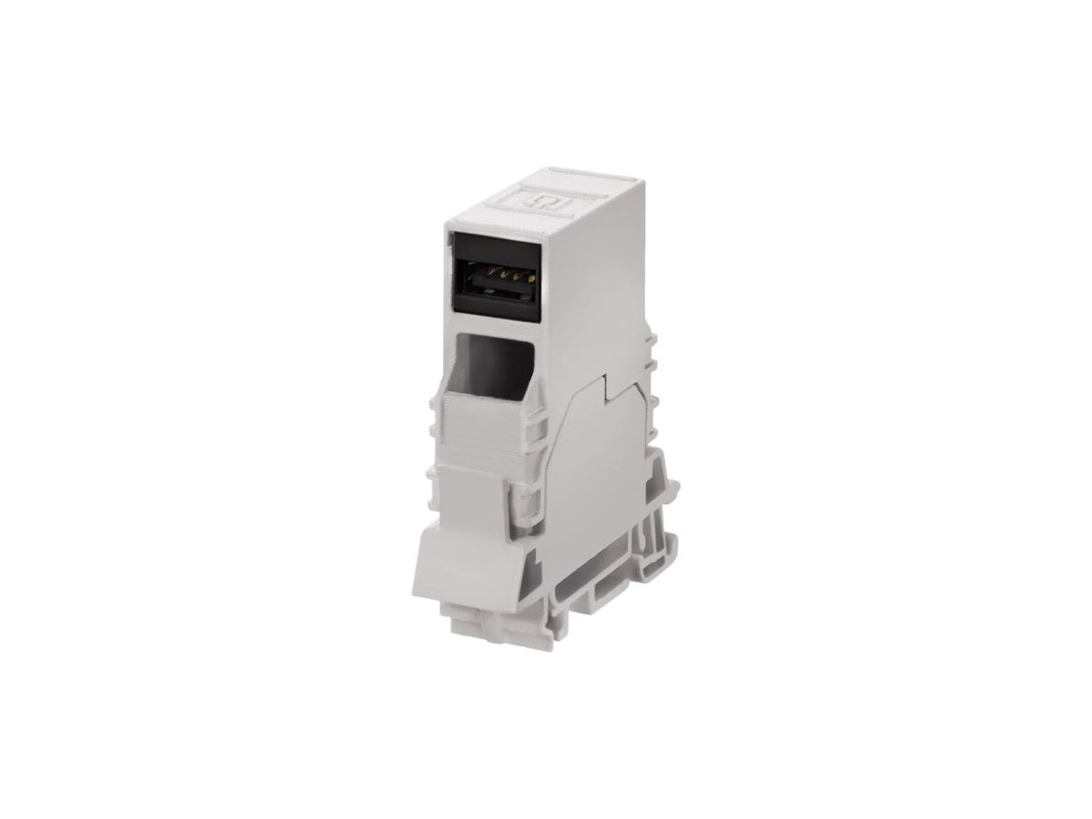 Tragschienen-Outlet USB Weidmüller IP20