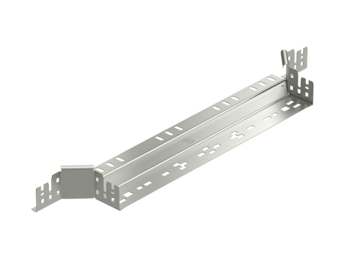 Anbau-Abzweigstück Bettermann mit Schnellverbindung 60×500mm, A2, 1.4301, 2B