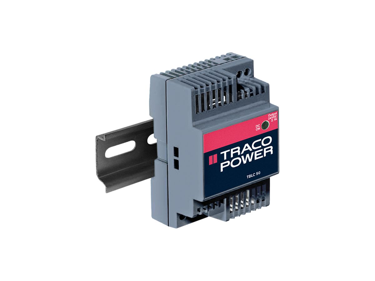 REG-Netzteil Traco TBLC 50-124, 50W 2.1A 24VDC 3TE